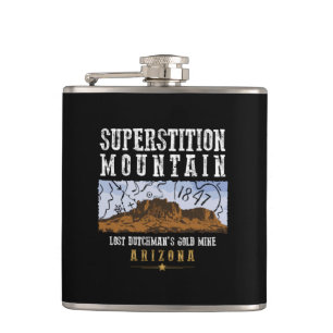 PETACA SUPERSTITUCIÓN MONTAÑAS ARIZONA HIP FLASK