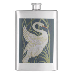 Petaca Swan Art Nouveau Dos Cisnes