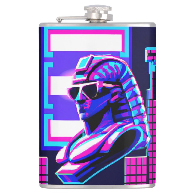 Petaca Synthwave Pharaoh (Anverso)