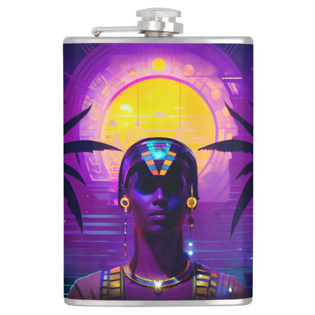 Petaca Synthwave Pharaoh (Anverso)