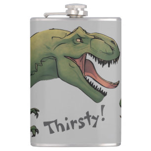 Petaca T-Rex Dinosaurio Sed! Bolsillo