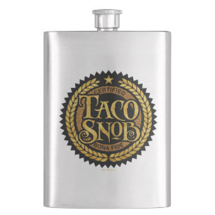 Petaca Taco Snob - divertido amante del taco