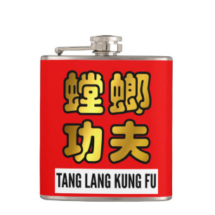 Petaca Tang Lang Rezando Mantis Kung Fu Sello de guión d