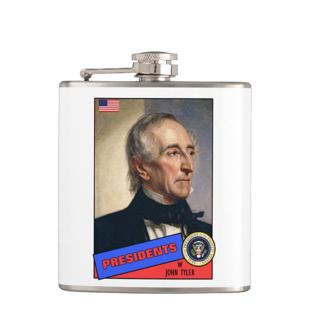 Petaca Tarjeta de béisbol John Tyler (Anverso)