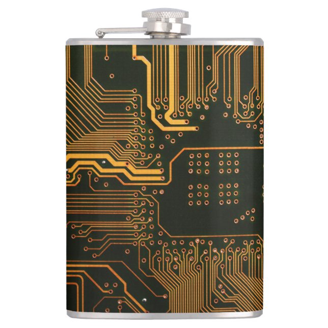 Petaca Tarjeta de circuito electrónico del Naranja del PC (Anverso)