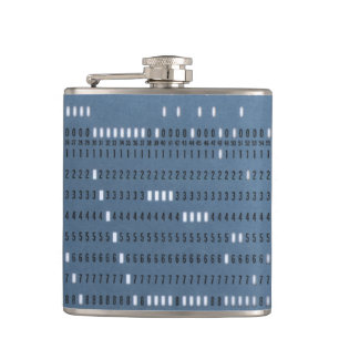 Petaca Tarjeta de punzonado vintage para computadora