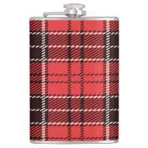 Tartán rojo y negro