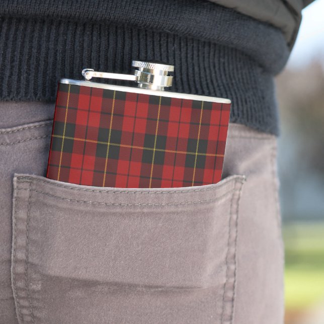 Petaca Tartan Wallace Plaid Clánico Escocés (In Situ)