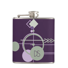 Petaca Tattoos Linework | Personalizado bohemio morado ve