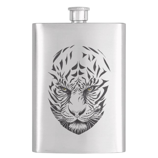 Petaca Tatuaje de arte sobre el Ilustracion natural de an (Anverso)