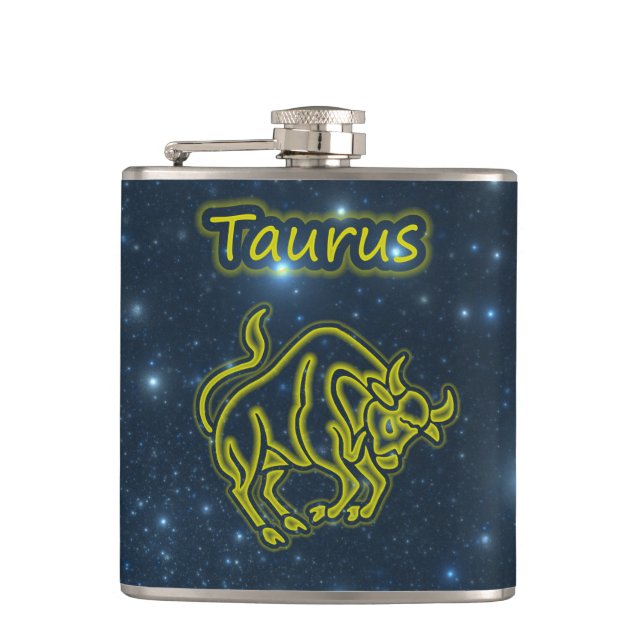 Petaca Tauro brillante (Anverso)