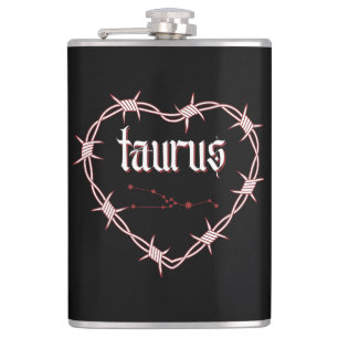 Petaca Taurus Constellation Gótico Dark Edgy Celestial