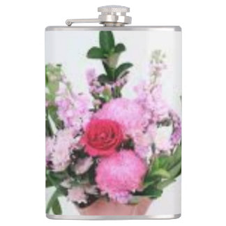 Petaca Taza de café con estampado de flores silvestres ro