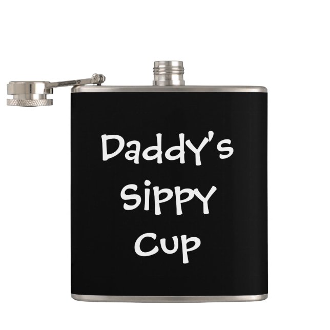 Petaca Taza de Sippy del papá (Abierto)