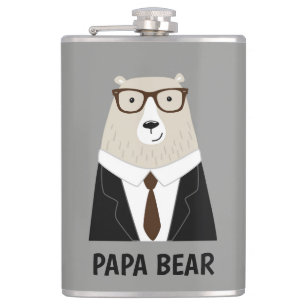 Petaca Taza Especial Día del Padre Oso Papá Lindo