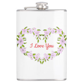 Petaca Te amo Flores lindas