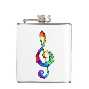 Petaca Tecla musical arcoiris tremendo clef