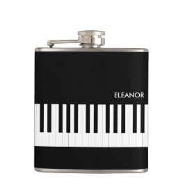Petaca Teclas de piano negras y blancas Teclado de música