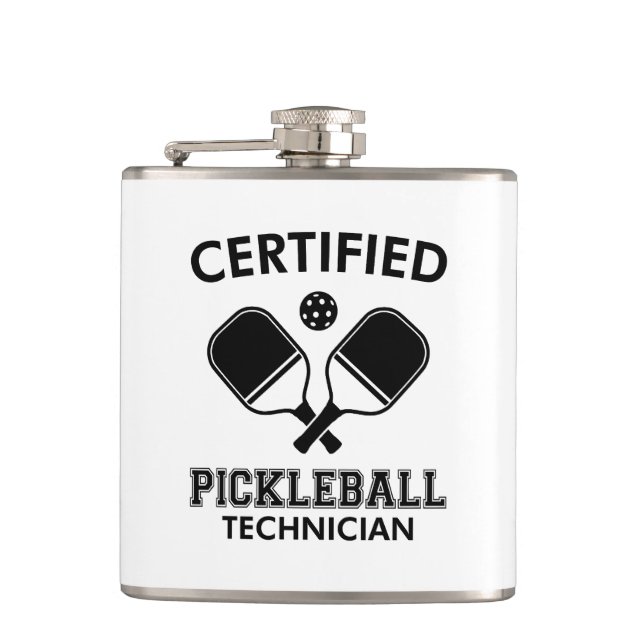 Petaca Técnico de Pickleball Certificado (Anverso)