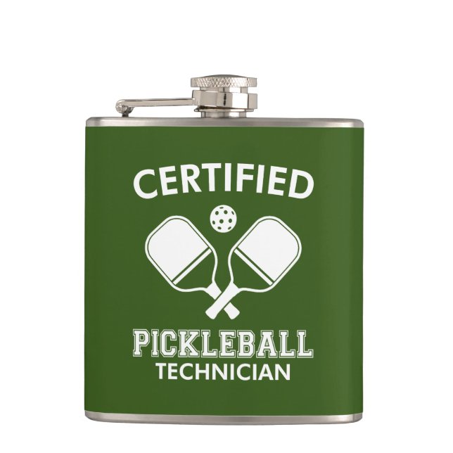 Petaca Técnico de Pickleball Certificado (Anverso)
