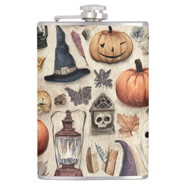 Petaca Temporada de fantasía - Flave de Halloween (Anverso)