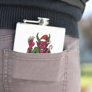 Petaca Tenga un pequeño Krampus Navidad Krampus L