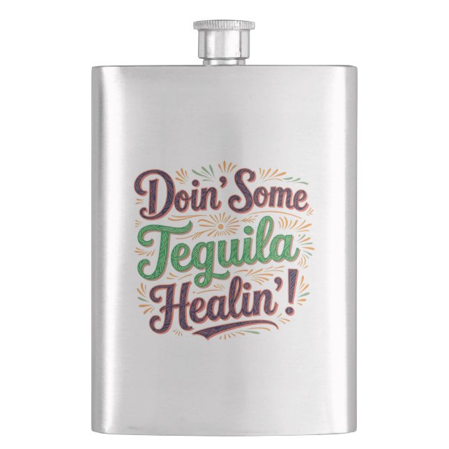 Petaca Tequila Healin' I (Anverso)