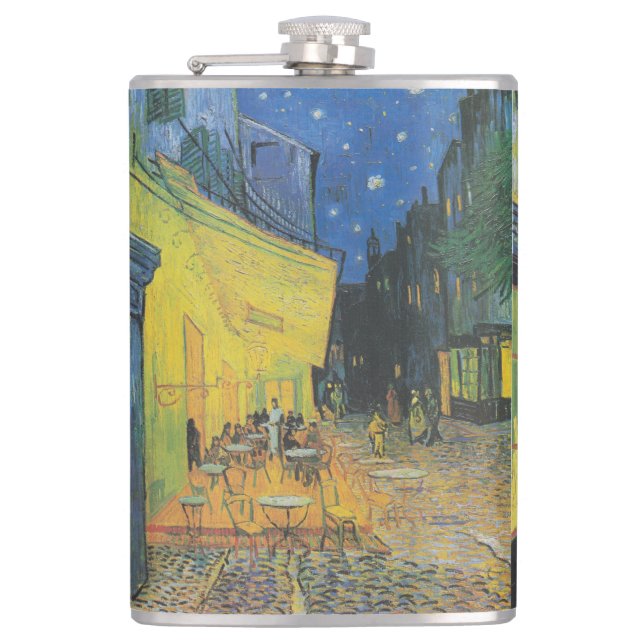 Petaca Terraza de VAN GOGH- Cafe en la noche 1888 (Anverso)