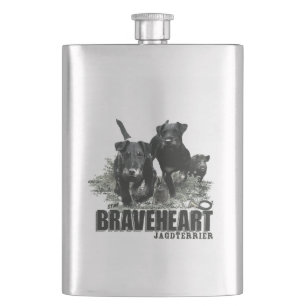 Petaca Terrier de caza alemán, El Jagdterrier , Arte