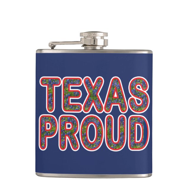 Petaca Texas Proud Bluebonnet (Anverso)