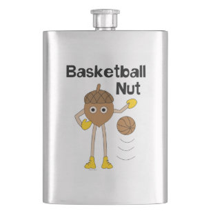 Petaca Texto de la tuerca de baloncesto