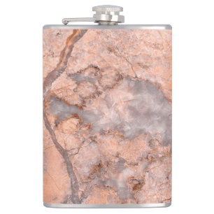 Petaca Textura de Piedra de Mármol Fría y de Moda