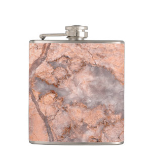 Petaca Textura de Piedra de Mármol Fría y de Moda