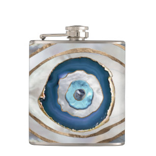 Petaca Texturas y oro del ojo del mal