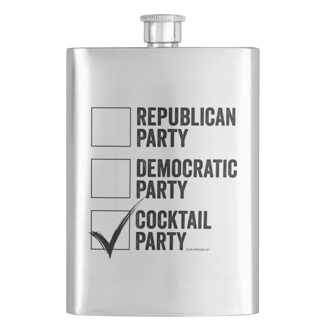 Petaca The Cocktail Party Hip Flask (Anverso)