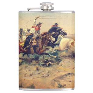 Petaca The Herd Quitter (por C. M. Russell, c. 1897)
