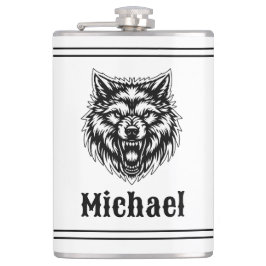 Petaca The Wolf Personalized