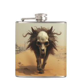 Petaca The Wulf Totemwolf Totenkopf Teufel Wüste