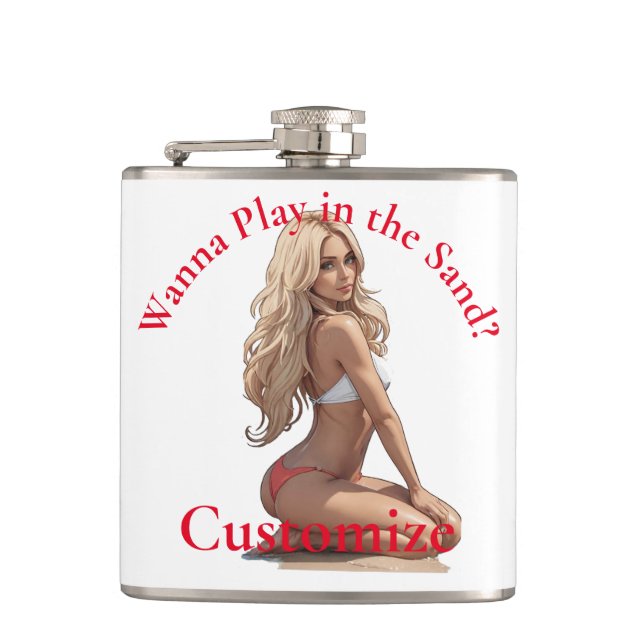 Petaca Thunder_Cove, Chica de playa de Bikini (Anverso)