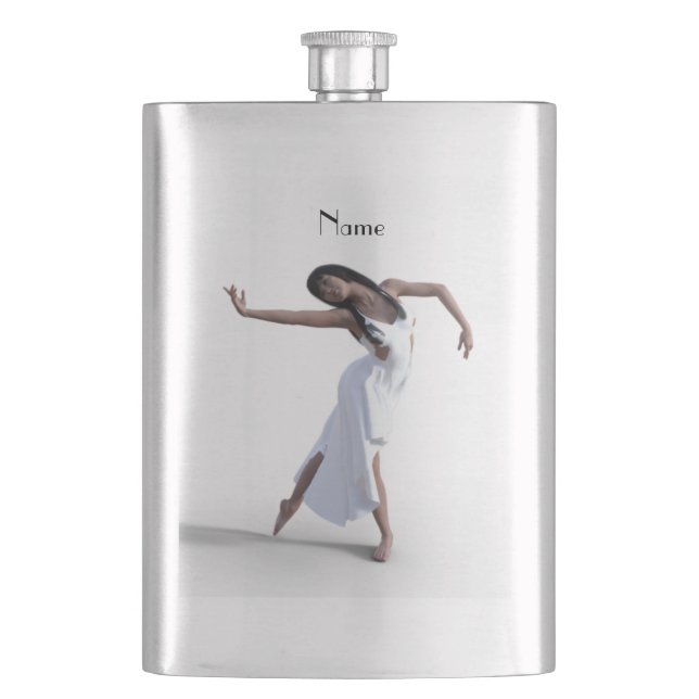 Petaca Thunder_Cove de bailarina de vestir blanco (Anverso)