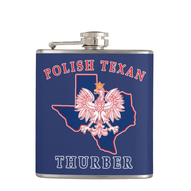 Petaca Thurber Texan polaco (Anverso)