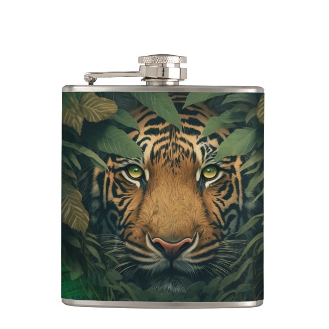 Petaca Tiger hiding in Foliage               (Anverso)