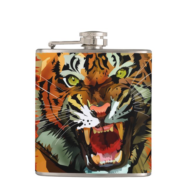 Petaca Tiger Roar (Anverso)