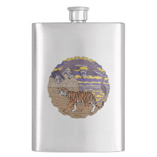 Petaca Tigre y dragón