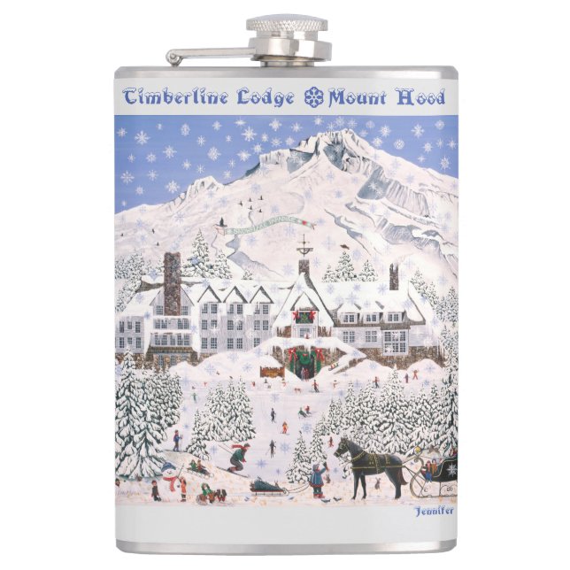 Petaca Timberline Lodge ~ Monte Hood Pillow (Anverso)