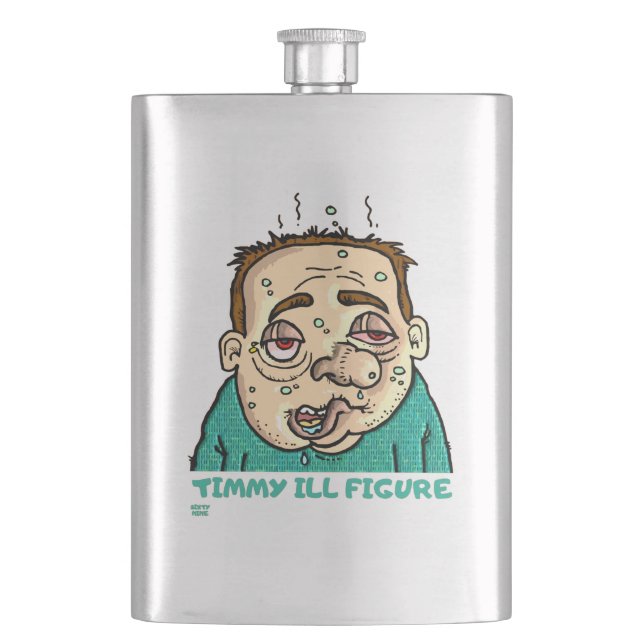 Petaca "TIMMY ILL FIGURA" divertido (Anverso)