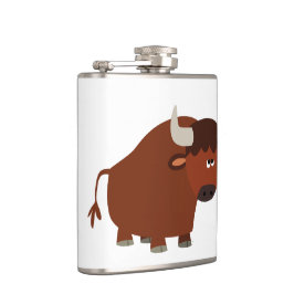 Petaca Típico Personalizado Bull Hip Flask