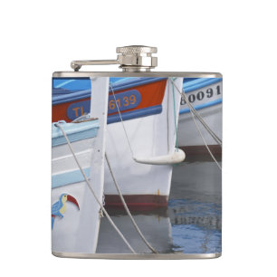 Petaca Típicos barcos de pesca provenzales pintados en 2