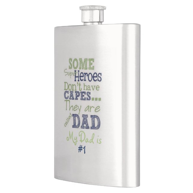 Petaca Tipografía clásica del matraz/papá (Izquierda)