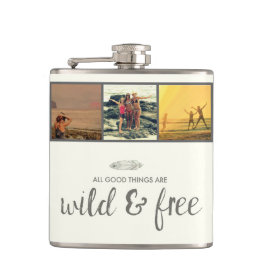 Petaca Todas las buenas cosas son frasco salvaje y libre